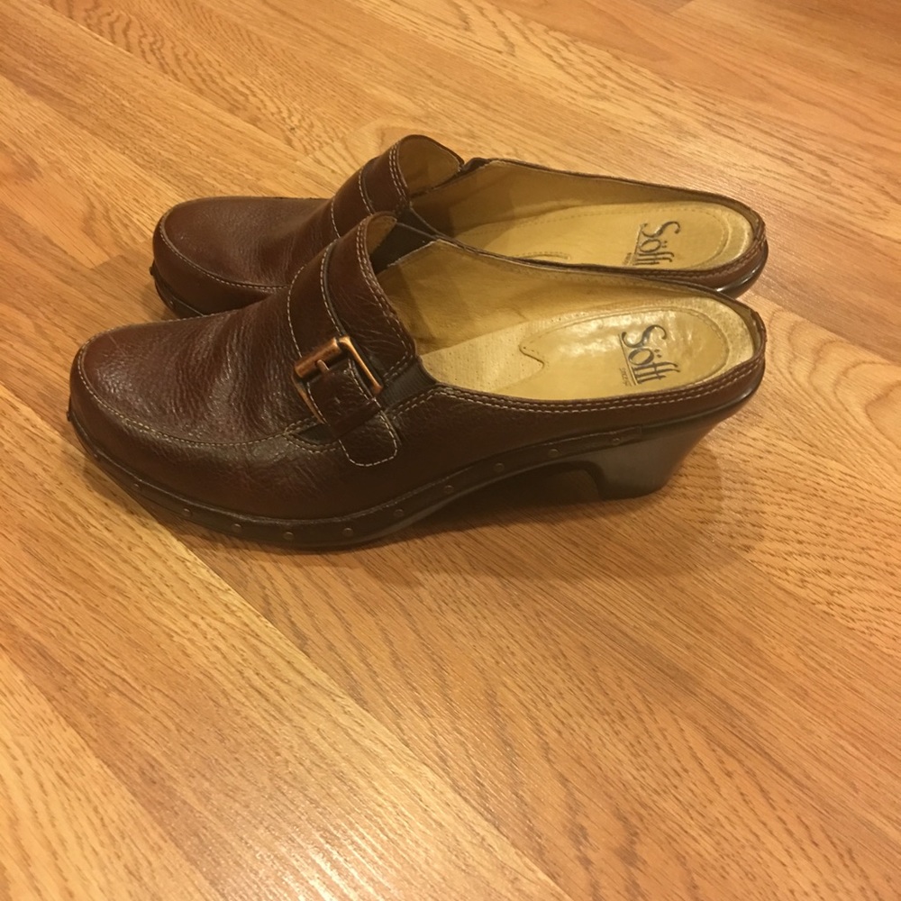 👞 Sofft Brown mule size 8.5